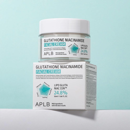 aplb glutathione hyaluronic acid brightening cream APLB Glutathione Niacinamide Facial Cream - 1.86oz
