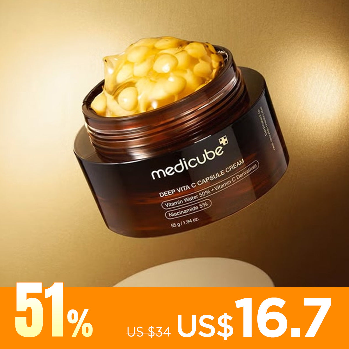 Medicube] Deep Vita C Capsule Cream 55ml – MOIDA