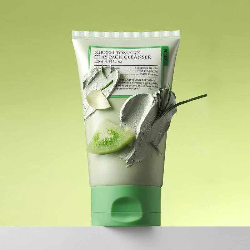 FULLY] Green Tomato Clay Pack Cleanser 120ml – MOIDA