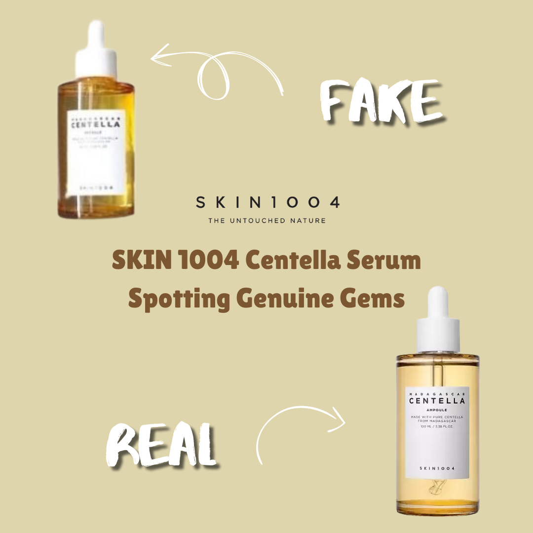 Spotting Genuine Gems: Real vs. Fake SKIN1004 Centella Serum 🌿 – MOIDA