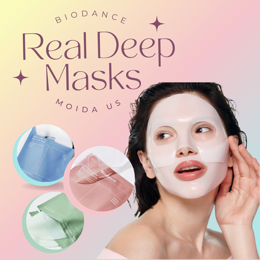 Which Biodance Real Deep Mask Fits Your Skin Best? ❤️💙💚