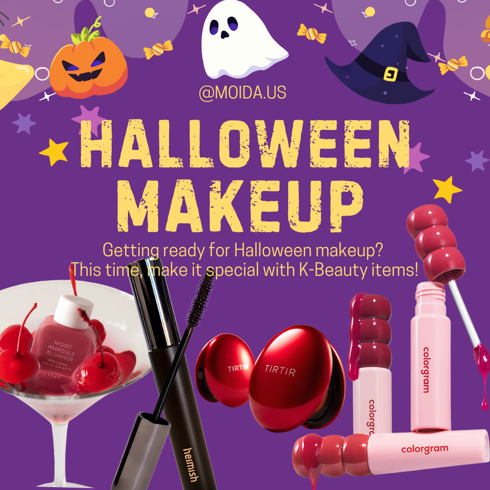🎃 Get Ready for Halloween Makeup — the K-Beauty Way!
