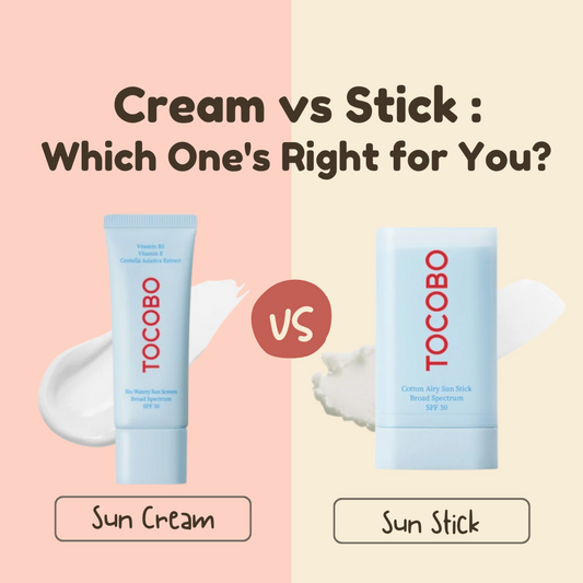 ☀️ Sunscreen Cream vs Stick : Which One's Right for You?