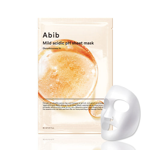 [Abib] Mild acidic pH sheet mask Glutathiosome fit (1ea)