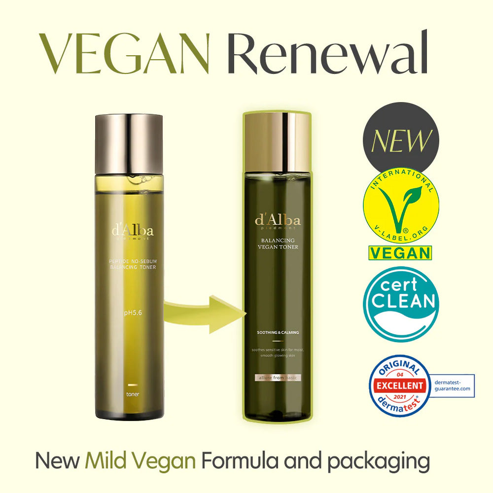 [d'Alba] Mild Balancing Vegan Toner 150ml