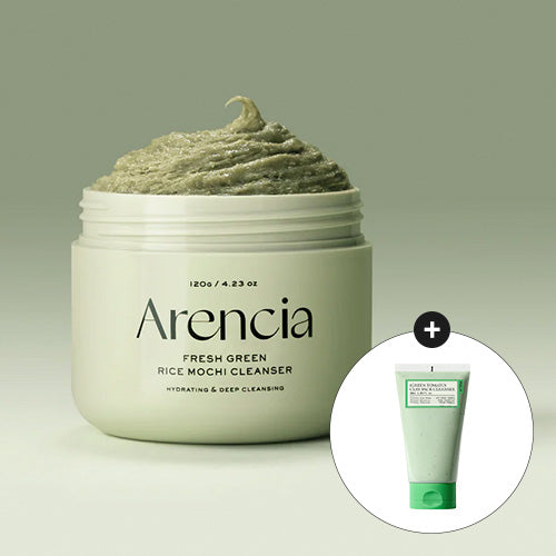 [Arencia] Fresh Green Rice Mochi Cleanser 120g + Free Gift