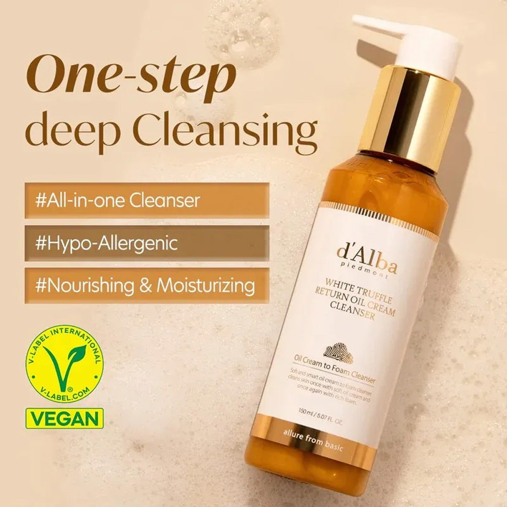 [d'Alba] Truffle Return Oil Cream Cleanser 150ml