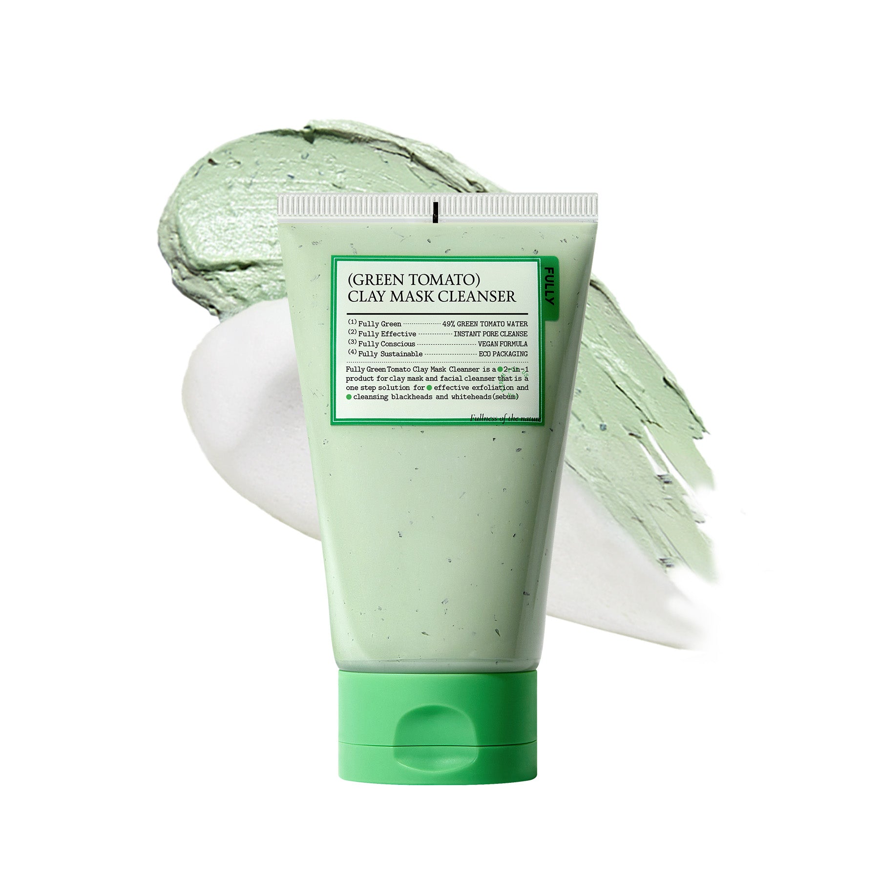 FULLY] Green Tomato Clay Pack Cleanser 120ml – MOIDA