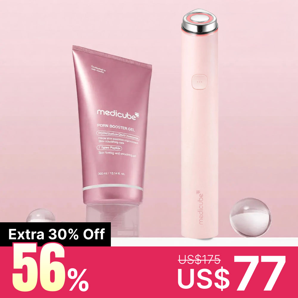 MOIDA SET [MEDICUBE] My First Beauty Device Set (AGE-R Booster Pro Mini Plus + Gel Cream)