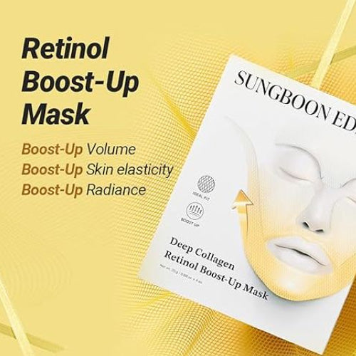 SUNGBOON EDITOR] Deep Collagen Retinol Boost Up Mask Set (4ea) – MOIDA