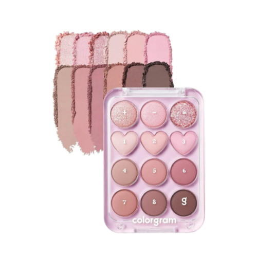 [colorgram] Pin Point Eyeshadow Palette (2 colors)