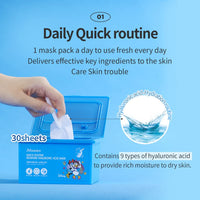 [JMsolution] Disney Quick Routine Moisture Hyaluronic Acid Mask (30ea)