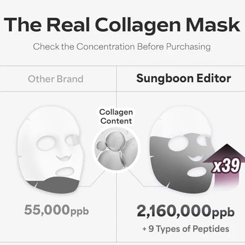 [SUNGBOON EDITOR] Deep Collagen Power Boosting Mask (4ea)