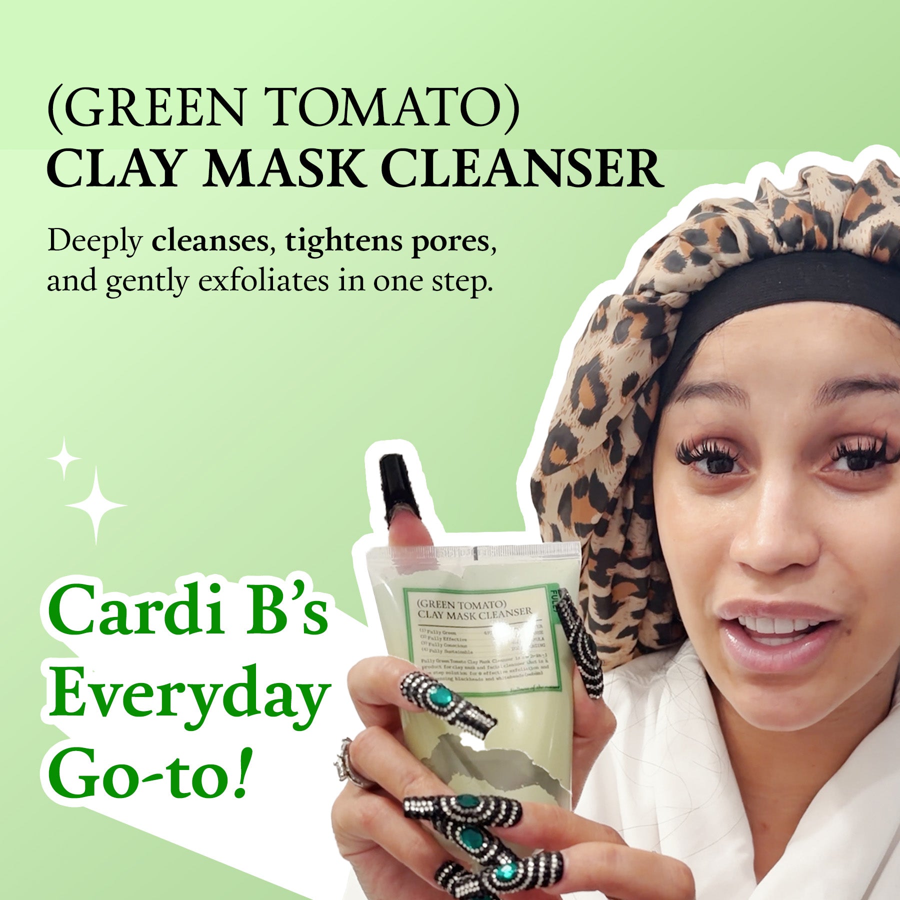 [FULLY] Green Tomato Clay Pack Cleanser 120ml