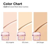 [CLIO] Kill Cover Mesh Glow Cushion Set (Cushion*1+Refill*1)