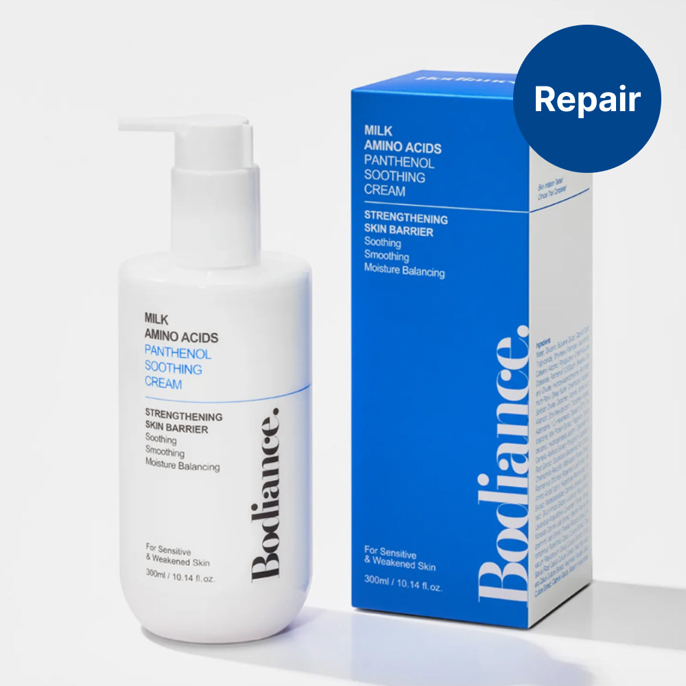 [Bodiance.] Milk Amino Acid Panthenol Soothing Cream 300ml
