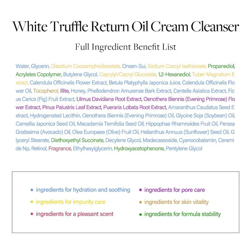 [d'Alba] Truffle Return Oil Cream Cleanser 150ml