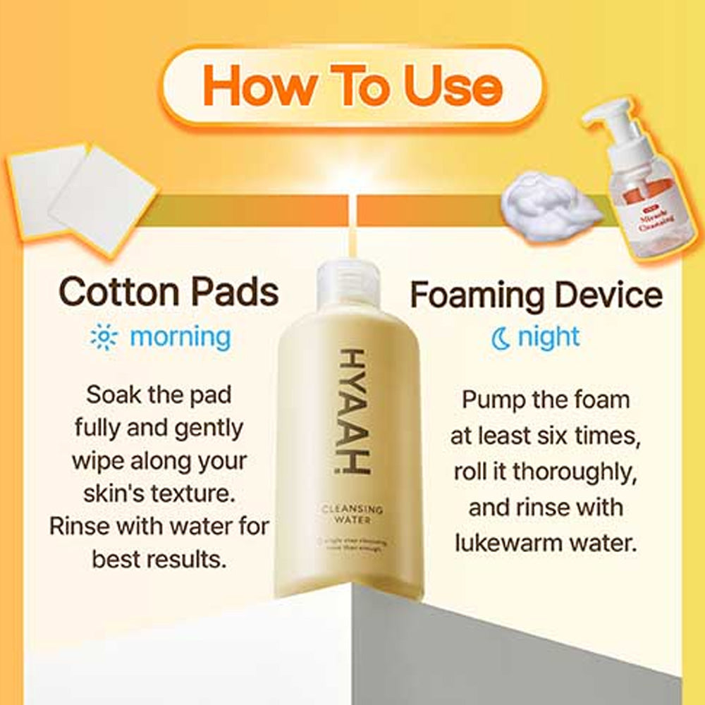 [HYAAH] Mild But Deep Cleansing Water 300ml