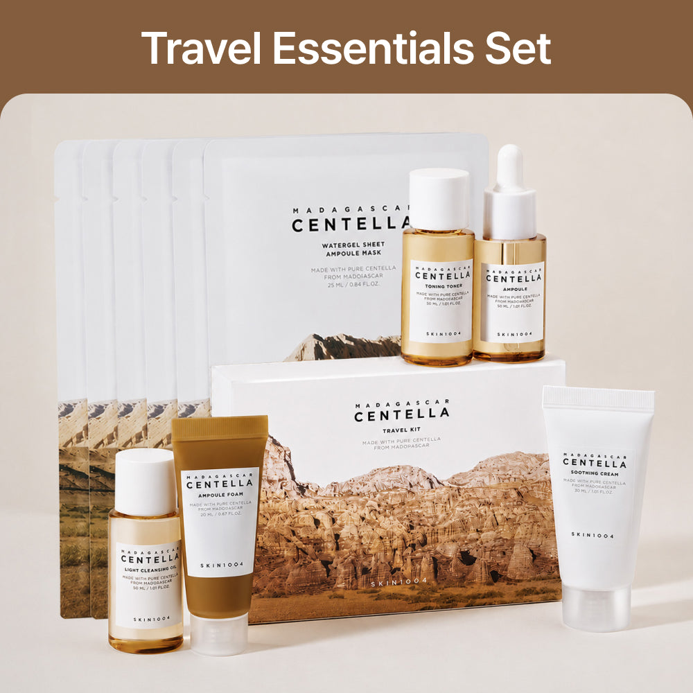 MOIDA SET [SKIN1004] Madagascar Centella Travel Essentials Set (Skincare Kit + Sheet Mask 5ea)