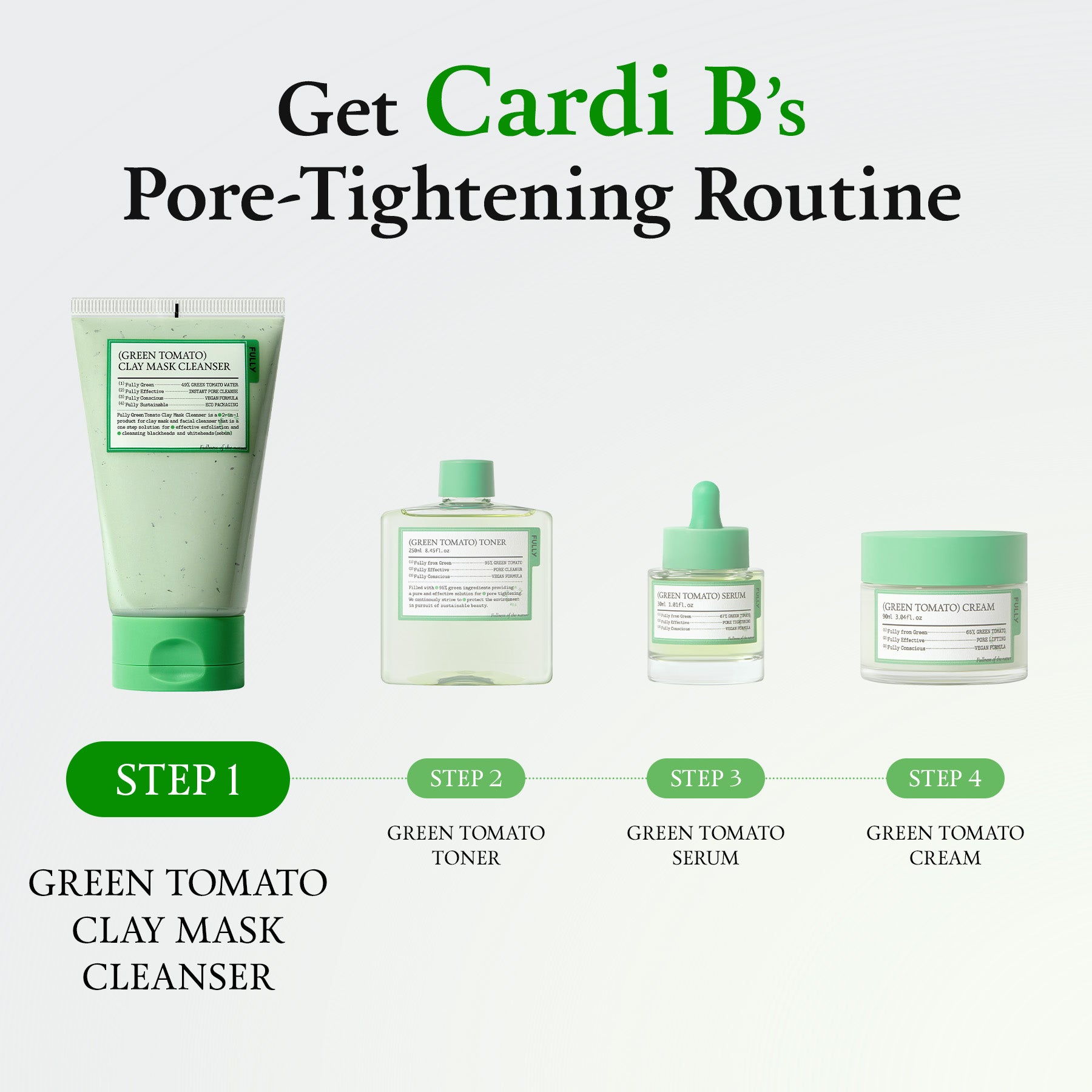 FULLY] Green Tomato Clay Pack Cleanser 120ml – MOIDA
