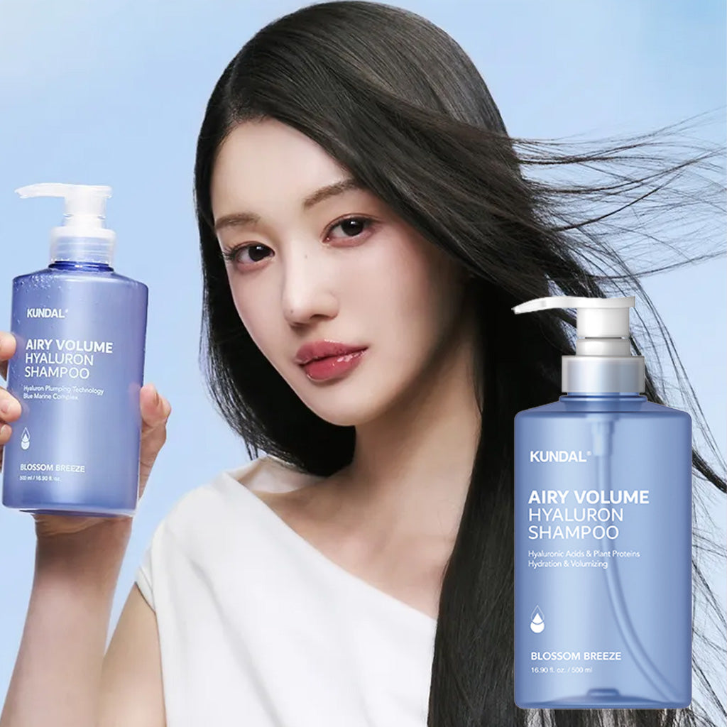 [KUNDAL] Airy Volume Hyaluron Shampoo 500ml #Blossom Breeze