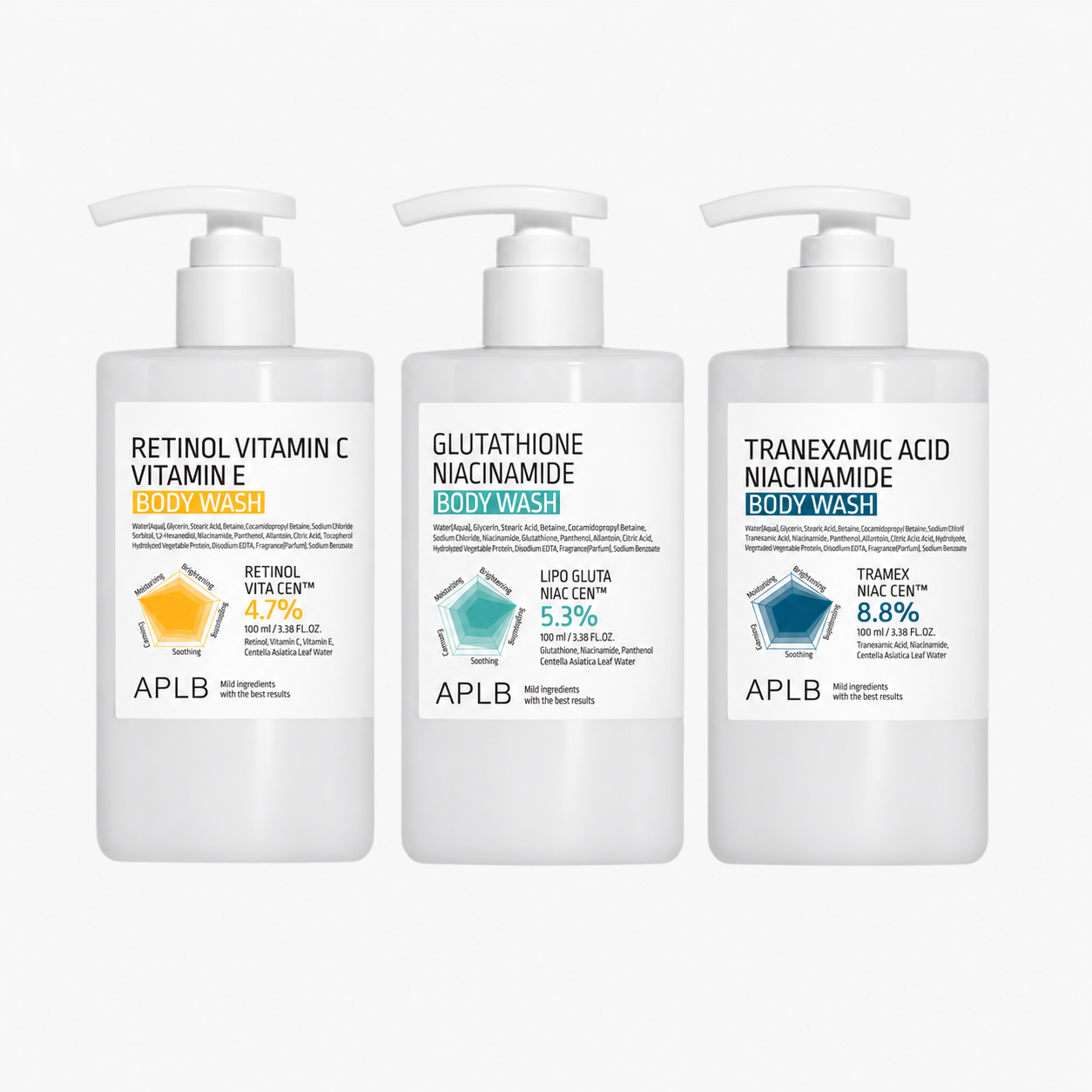 [APLB] Body Wash 300ml (3 types)