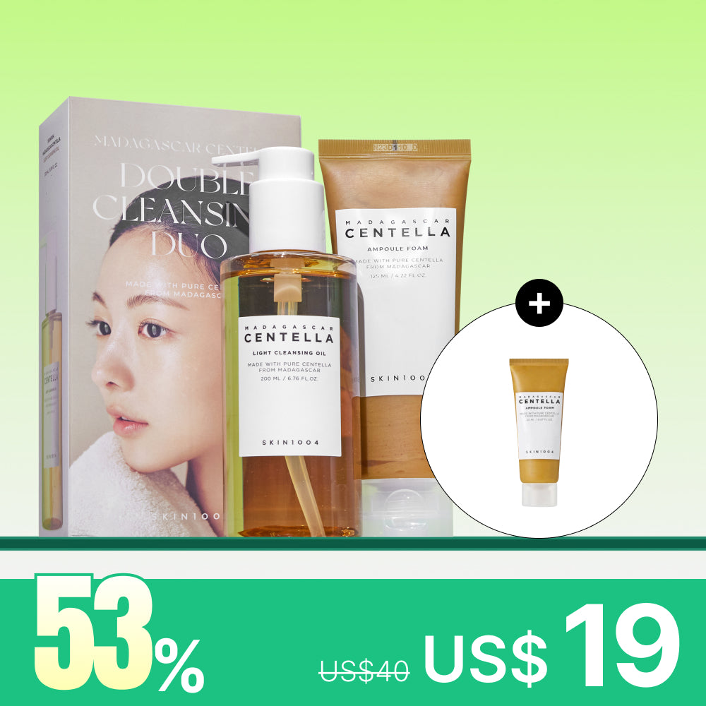*SPECIAL PRICE* [SKIN1004] Madagascar Centella Double Cleansing Duo Set (Cleansing Oil+Ampoule Foam)