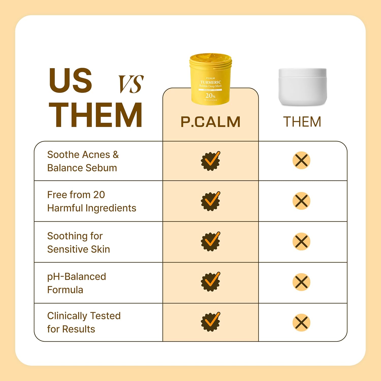 [P.CALM] Turmeric Bubble Deep Mask 90ml