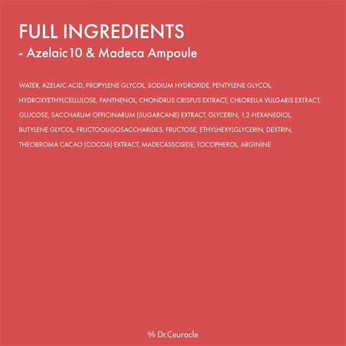 [Dr.Ceuracle] Azelaic10 & Madeca Ampoule 30ml