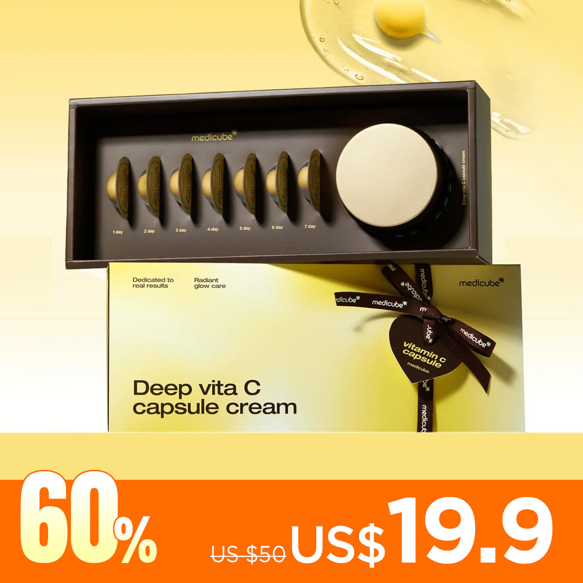 *SPECIAL PRICE* [Medicube] Deep Vita C Capsule Cream Set (1ea + Sample 7ea)
