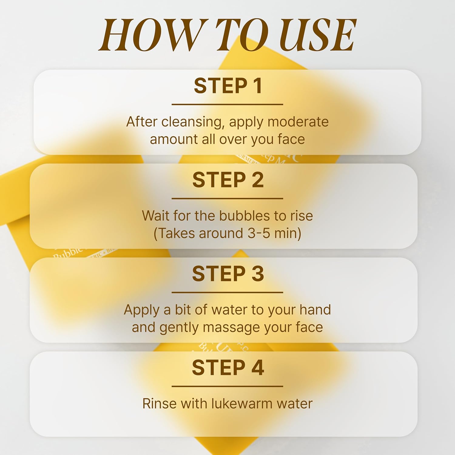 [P.CALM] Turmeric Bubble Deep Mask 90ml