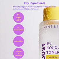 [NINE LESS] B-Boost 1% Kojic Acid Toner 200ml