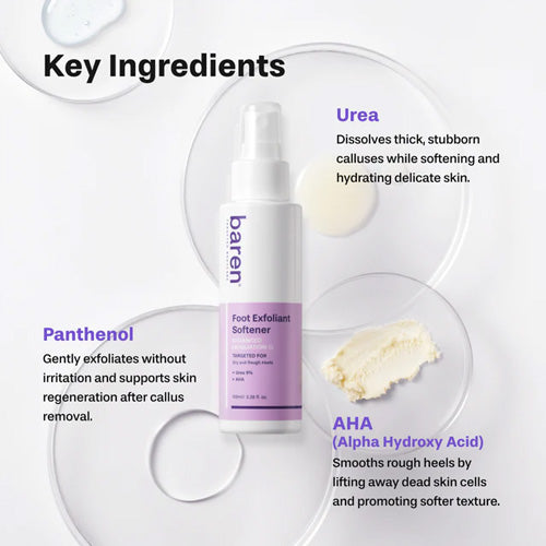 [baren] Callus Remover Kit for Feet: Foot File & Peeling Foot Spray *Flash Deal*