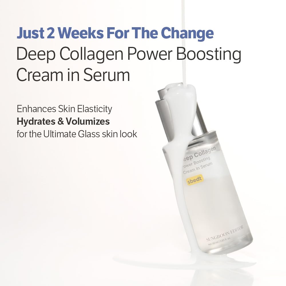 [SUNGBOON EDITOR] *renewal* Deep Collagen Power Boosting Cream In Serum 30ml