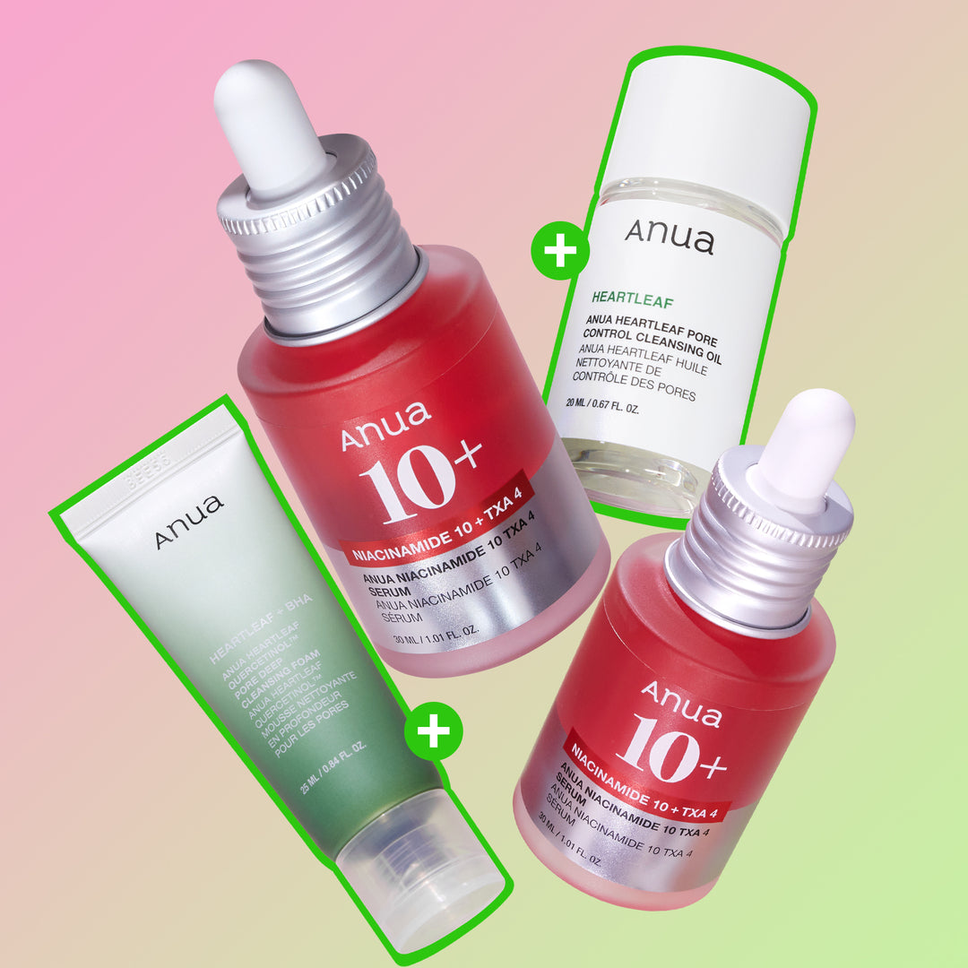 *SPECIAL PRICE* Exclusive Set [Anua] TXA Serum Hero Combo Set (Free Gift : Mini Cleansing Foam & Oil)