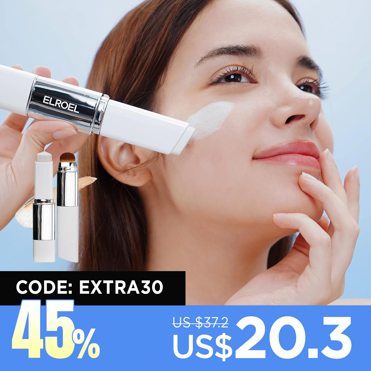 [ELROEL] Blanc Cover Cream Stick V (5 colors)