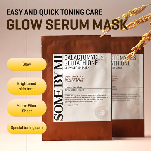 [SOME BY MI] Galactomyces Glutathione Glow Serum Mask (1ea)