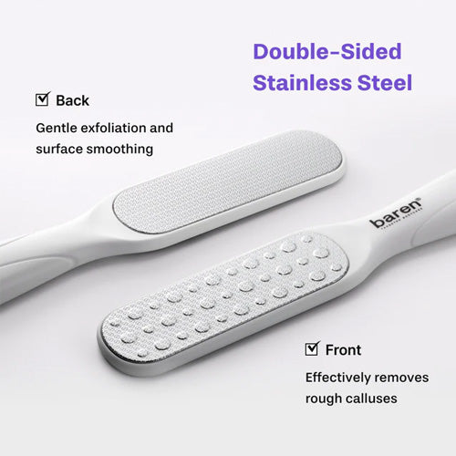 [baren] Callus Remover Kit for Feet: Foot File & Peeling Foot Spray *Flash Deal*