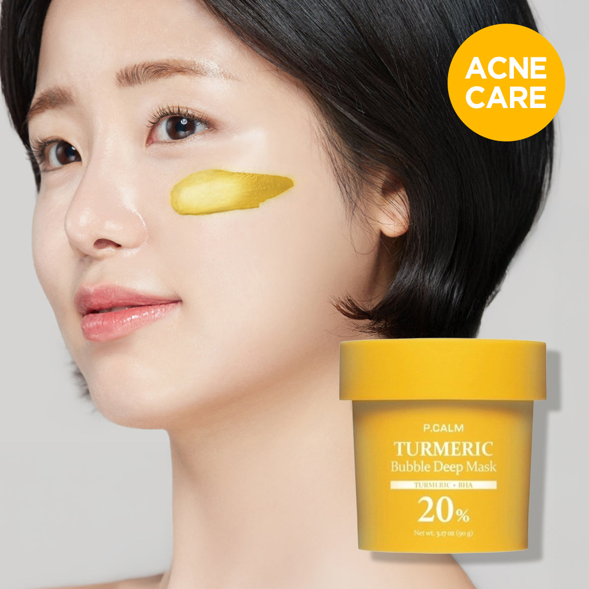 [P.CALM] Turmeric Bubble Deep Mask 90ml