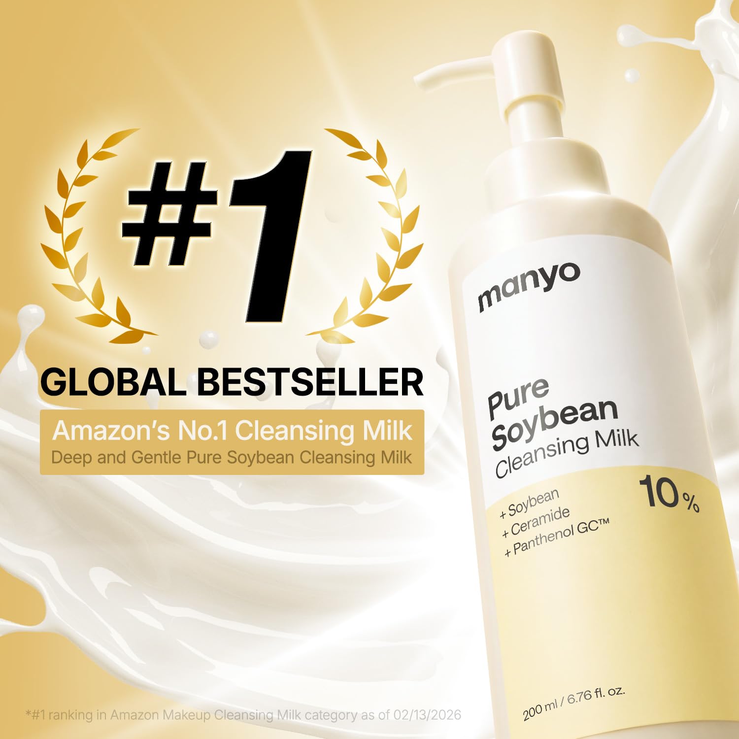 [Manyo] Pure Soybean Cleansing Milk 200ml