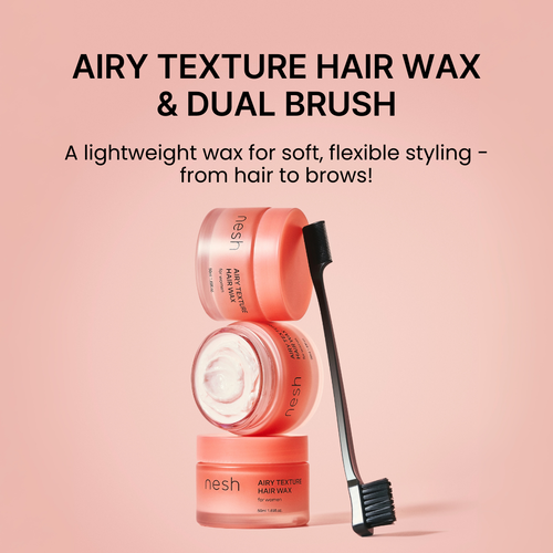 [nesh] Airy Texture Hair Wax & Dual Brush