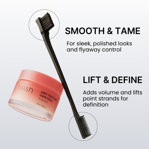 [nesh] Airy Texture Hair Wax & Dual Brush