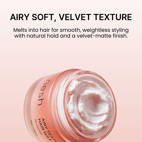 [nesh] Airy Texture Hair Wax & Dual Brush