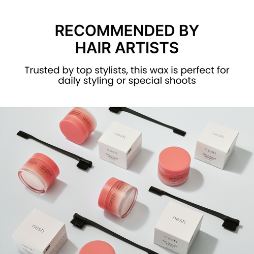 [nesh] Airy Texture Hair Wax & Dual Brush
