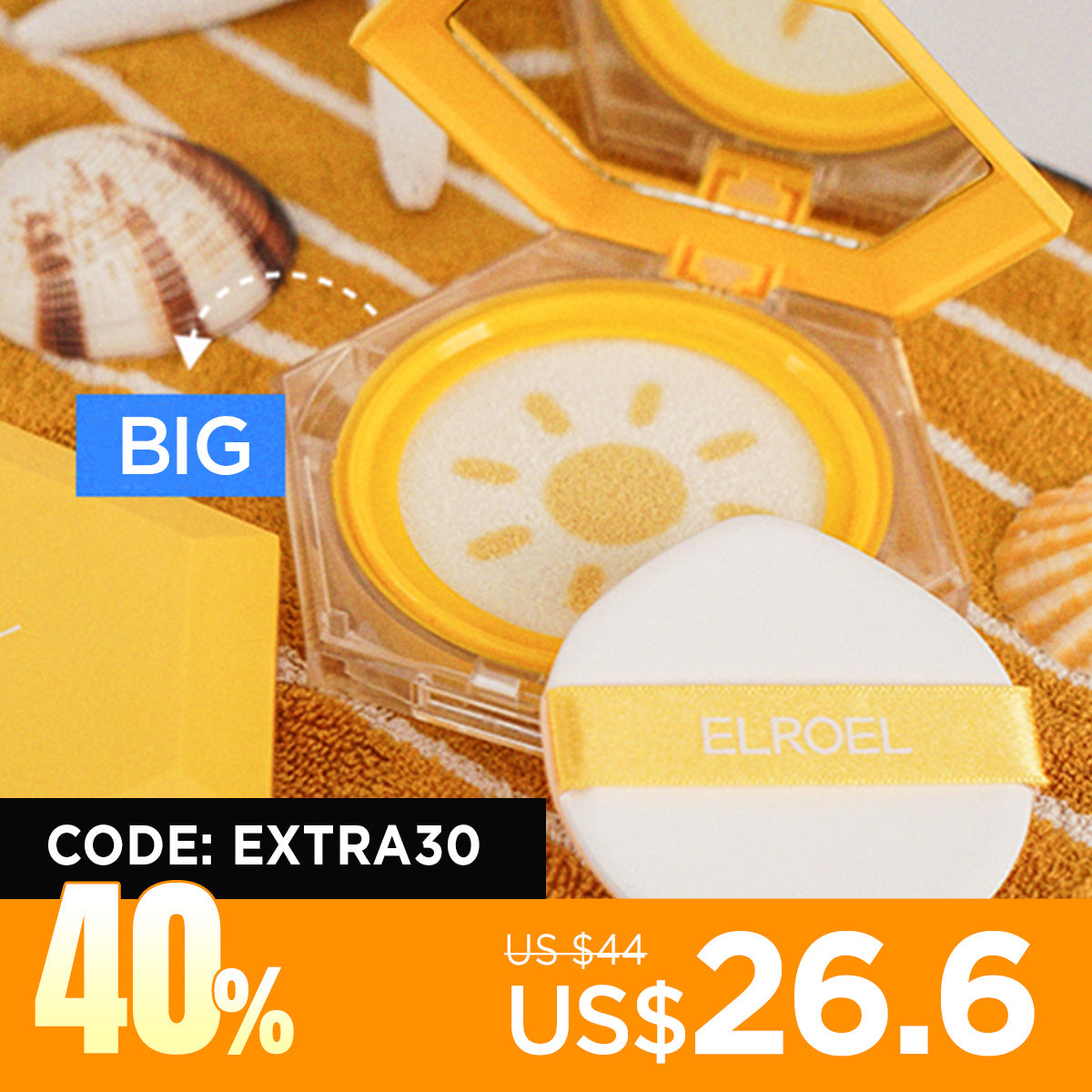[ELROEL] (OTC) Pang Pang Big Sun Cushion Plus