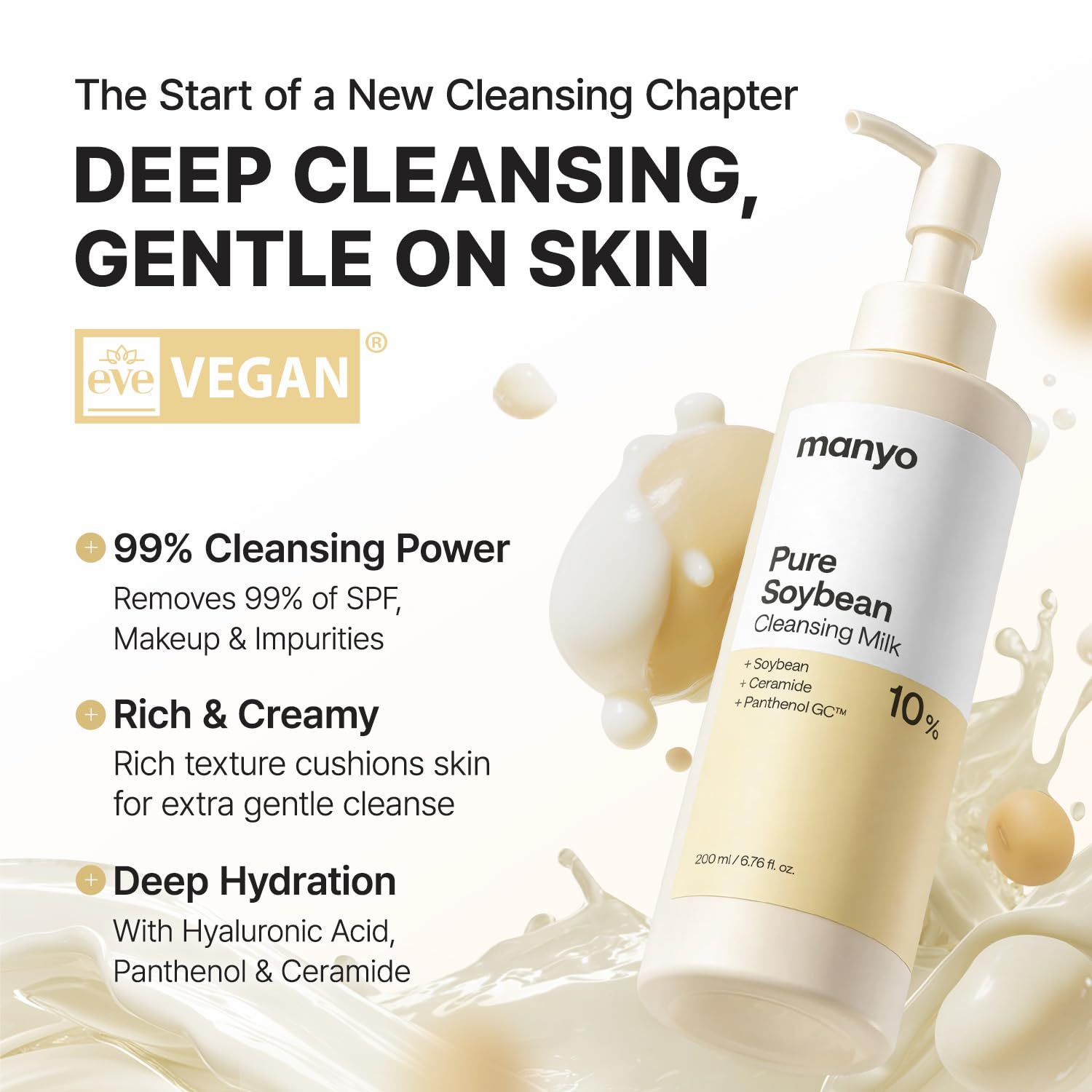 [Manyo] Pure Soybean Cleansing Milk 200ml
