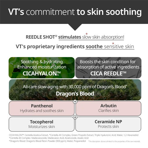 [VT Cosmetics] Red Booster Reedle Shot 300