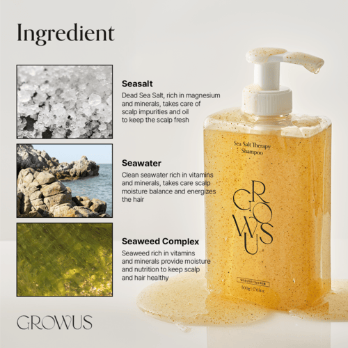 [GROWUS] Sea Salt Therapy Shampoo 500ml