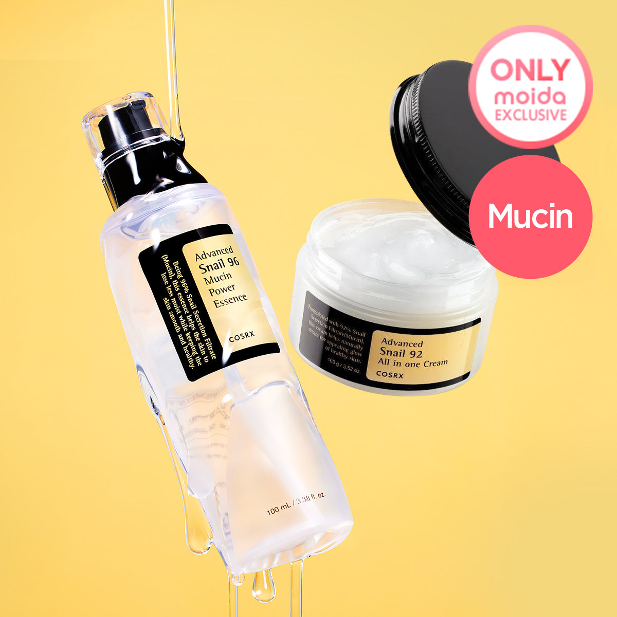 MOIDA SET [COSRX] Snail 96 Mucin Power Set (Essence & Cream)