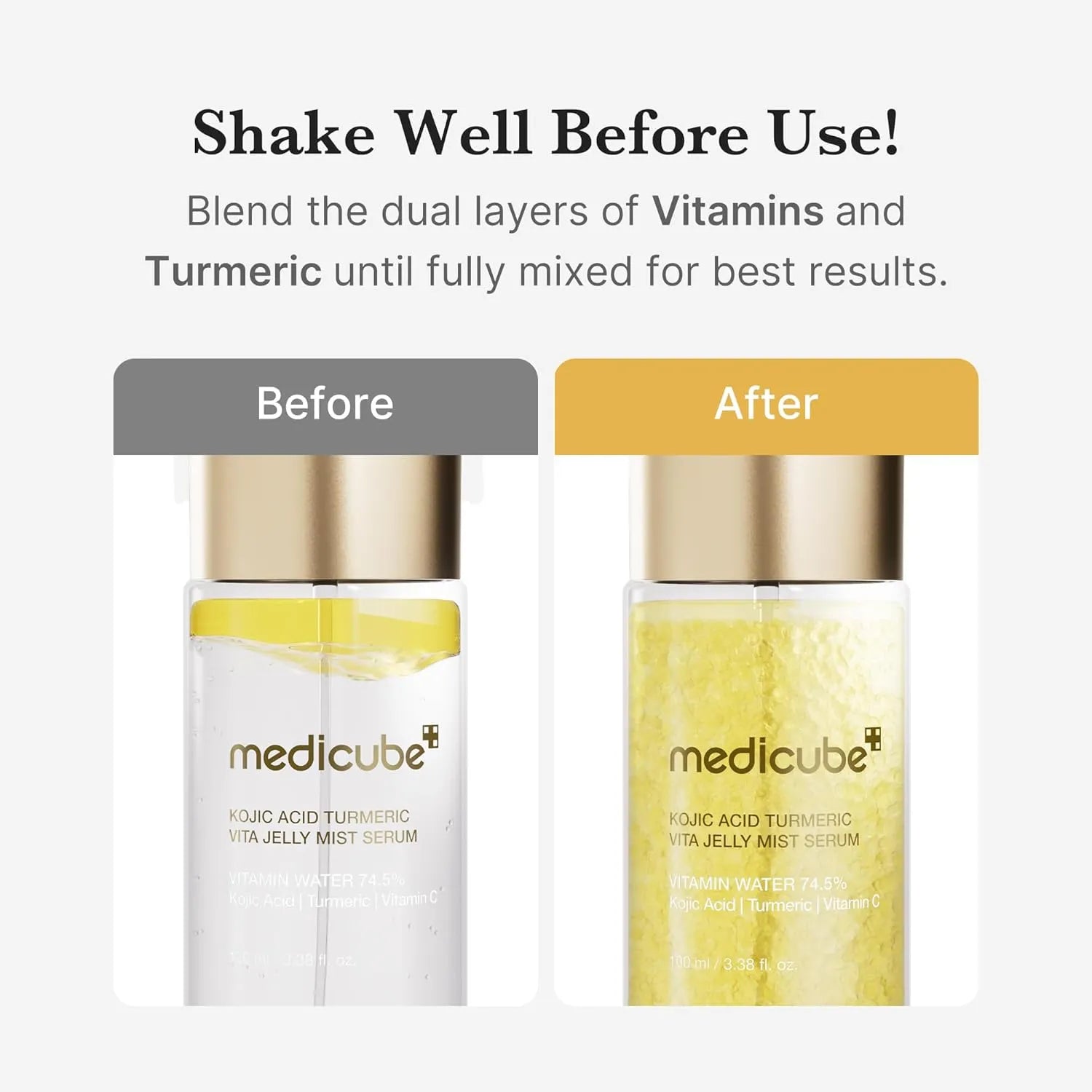 [MEDICUBE] Kojic Acid Termeric Vita Jelly Mist Serum 100ml